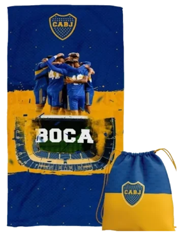 Toallón Estampado Boca modelo 1