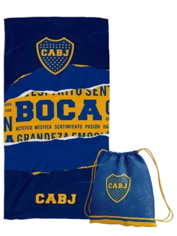 Toallón Estampado Boca modelo 2