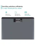 Balanza Digital Baño Personal Corporal Personas 180 Kg Sensor temperatura Femmto2