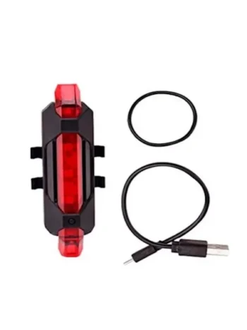 Luz Led Bicicleta De Seguridad Recargable Usb Colores