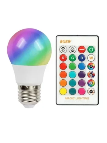 Lámpara Led RGB con control remoto