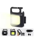 Mini Linterna Cob Led Recargable Usb Iman Llavero Abridor