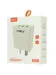 Cargador 220V Mod 08  4,4Amp 3USB + CABLE Tipo C Only
