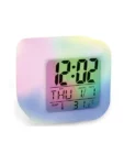 Reloj Digital Cubo Luces Led Alarma Despertador Temperatura