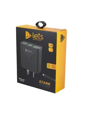 Cargador Celular Tablet Micro Usb 2 Salidas Usb Carga Rapida V8