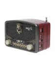 Radio AMFM vintage con MP3BT AUX