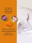 Picadora Trituradora Multiprocesadora Eléctrica Vidrio Oryx
